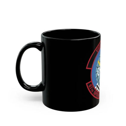67th Operations Support Squadron (U.S. Air Force) Black Coffee Mug - Go Mug Yourself