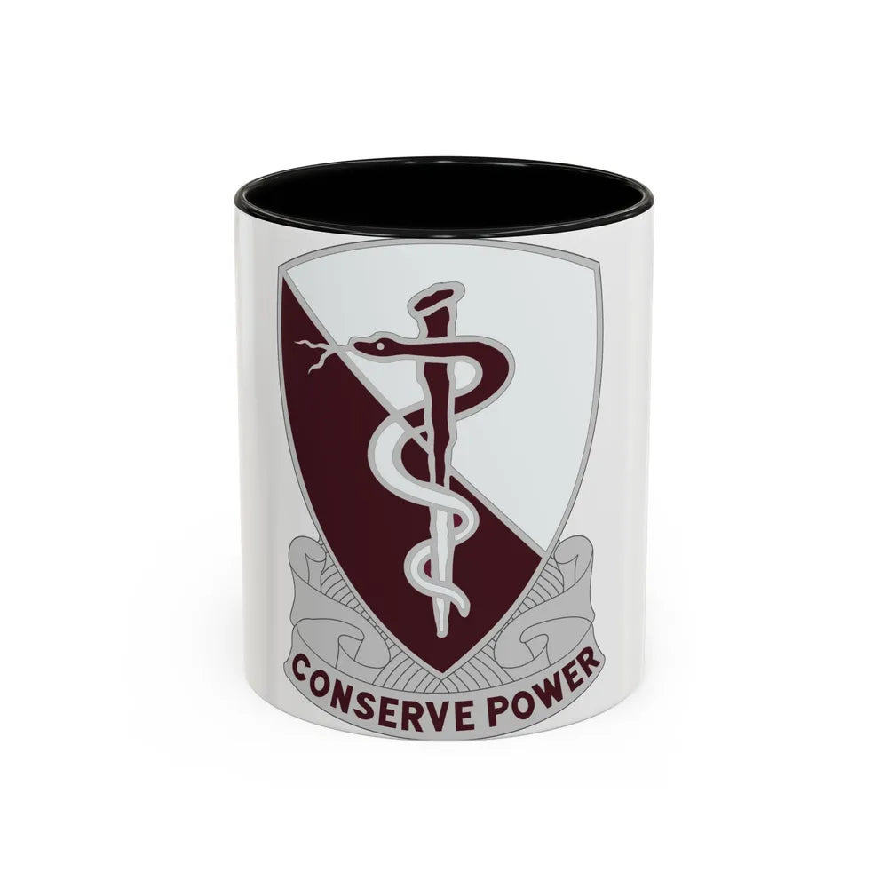 68 Medical Group (U.S. Army) Accent Coffee Mug-11oz-Black-Go Mug Yourself