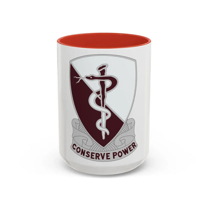 68 Medical Group (U.S. Army) Accent Coffee Mug-15oz-Red-Go Mug Yourself