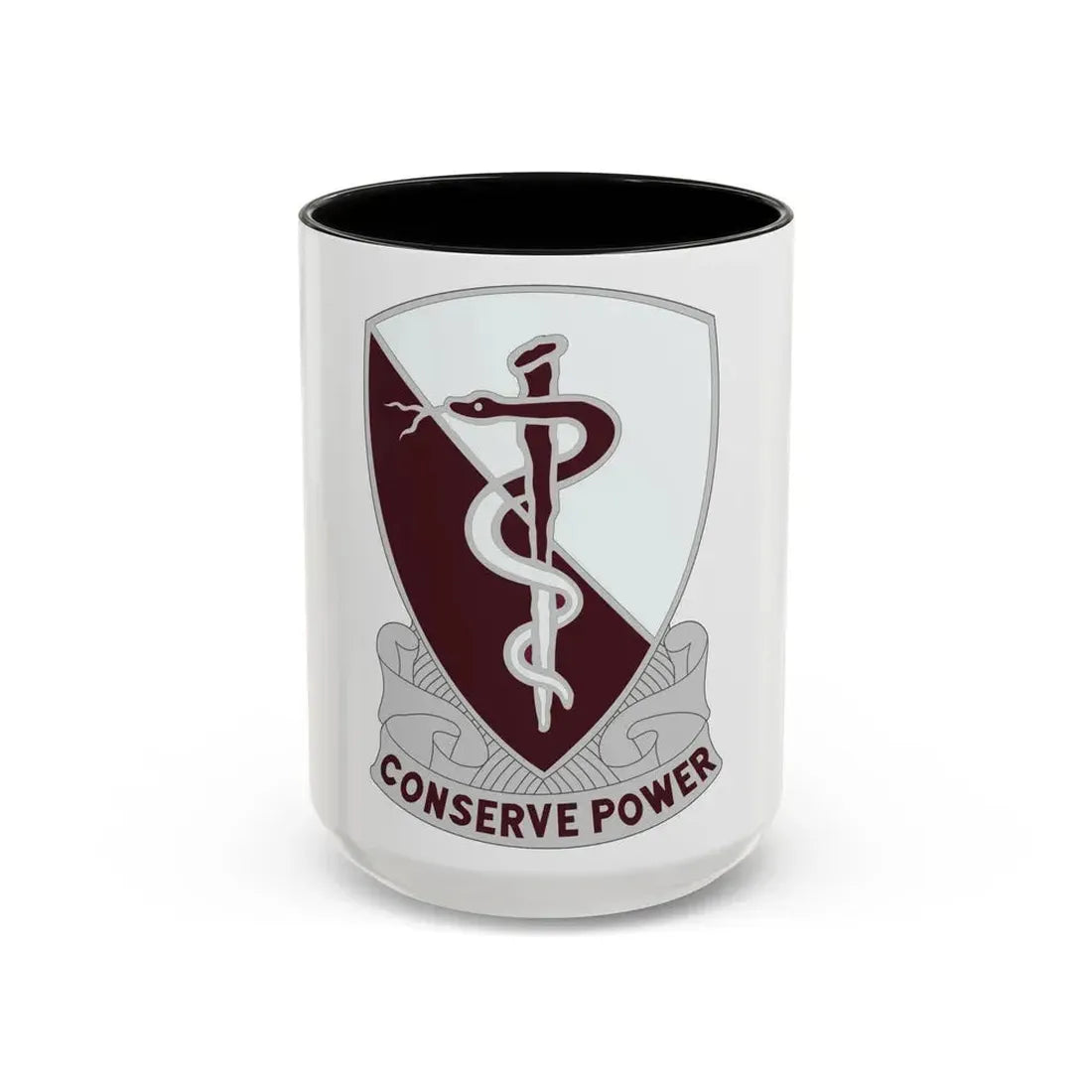 68 Medical Group (U.S. Army) Accent Coffee Mug 15oz Black - Go Mug Yourself