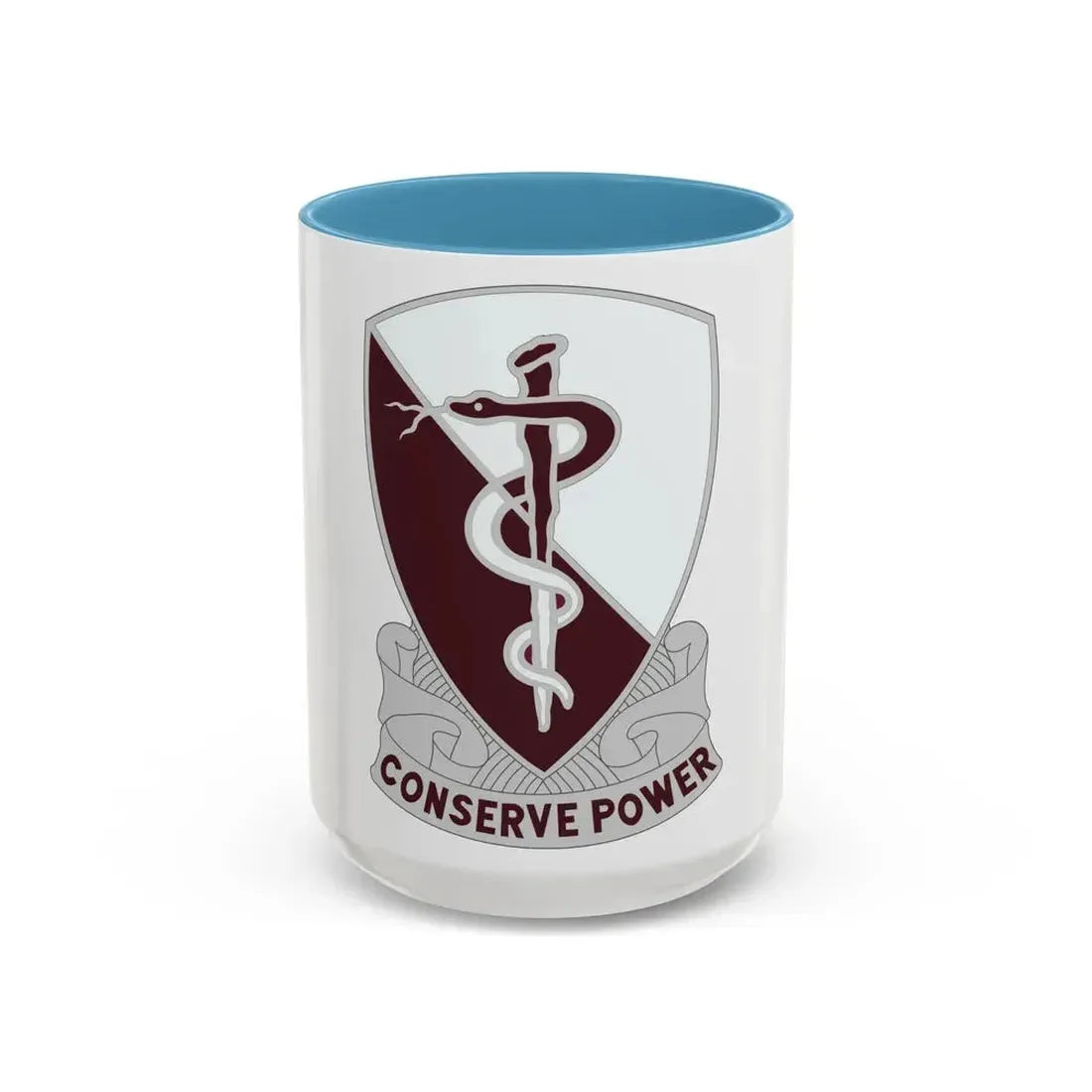 68 Medical Group (U.S. Army) Accent Coffee Mug 15oz Light Blue - Go Mug Yourself