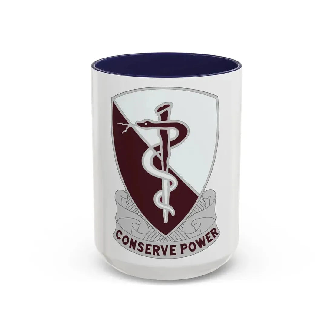 68 Medical Group (U.S. Army) Accent Coffee Mug 15oz Navy - Go Mug Yourself