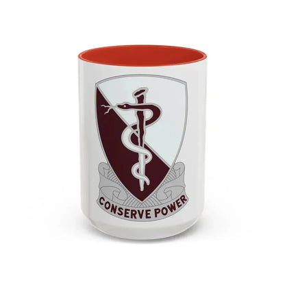 68 Medical Group (U.S. Army) Accent Coffee Mug 15oz Red - Go Mug Yourself