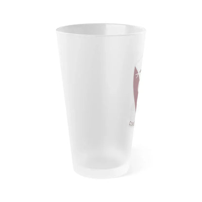 68 Medical Group (U.S. Army) Frosted Pint Glass 16oz - Go Mug Yourself