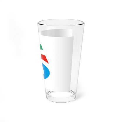 Flag of Saiki Oita (Japan) Pint Glass 16oz