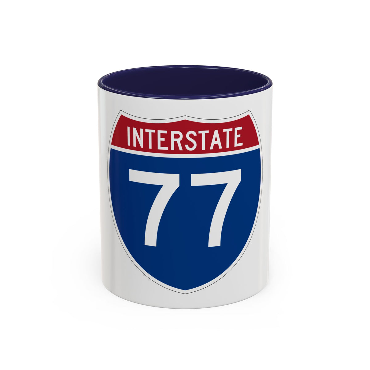 Interstate 77 (U.S. Highways) Accent Coffee Mug