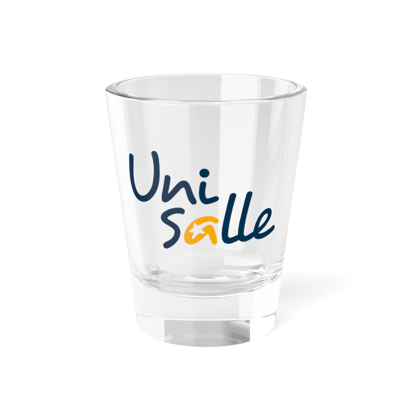 Logotipo Unisalle (Colombia) (Coat of Arms) Shot Glass 1.5oz