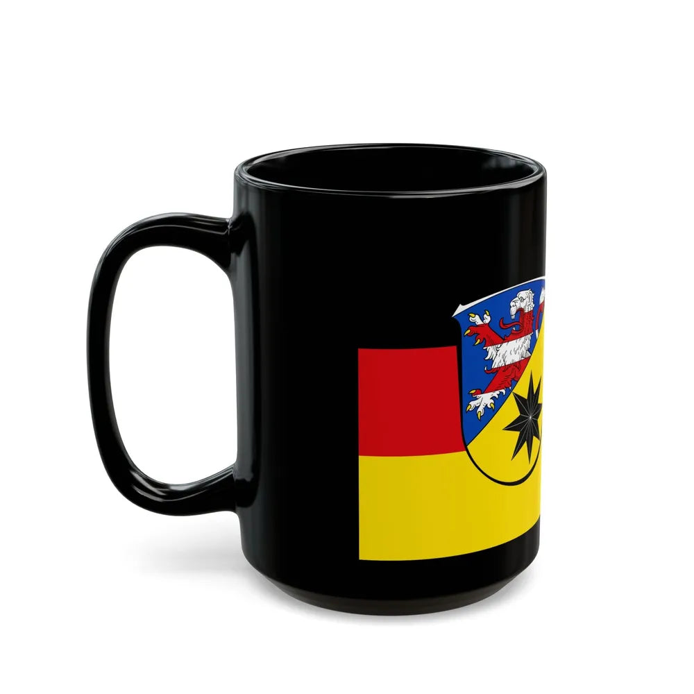 Flag of Waldeck Frankenberg Germany - Black Coffee Mug-Go Mug Yourself