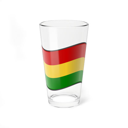 Nuvola Bolivian civil flag (Bolivia) Pint Glass 16oz