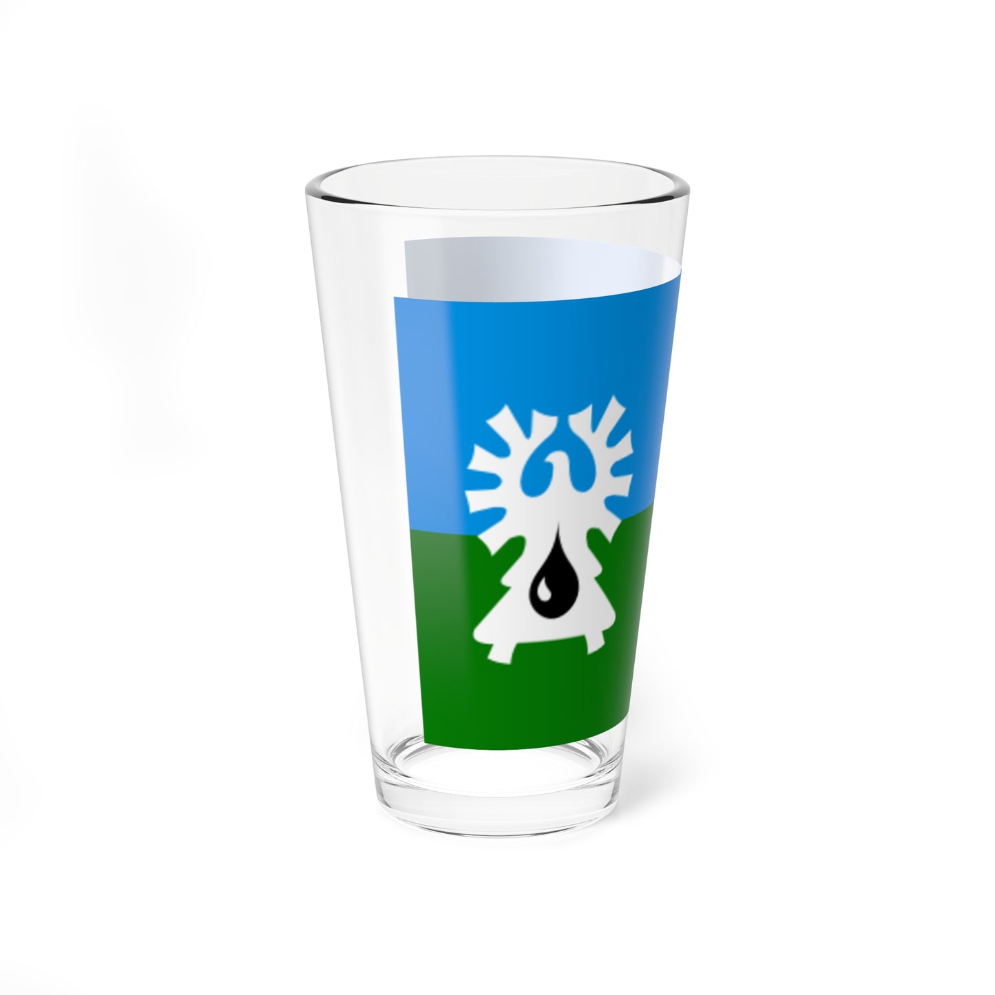 Flag of Uray (Russia) Pint Glass 16oz