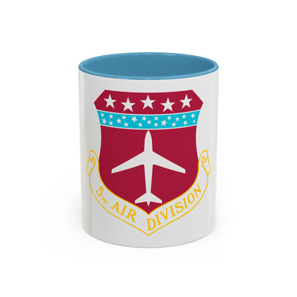 5th Air Division (U.S. Air Force) Accent Coffee Mug