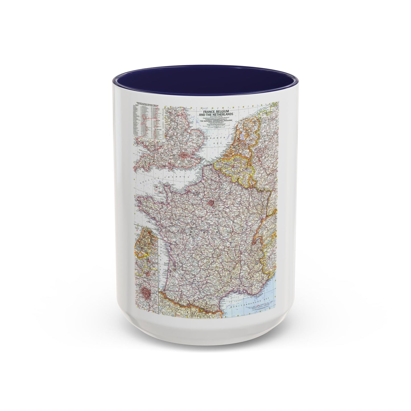 Tasse à café Accent France, Belgique et Pays-Bas (1960) (Carte)