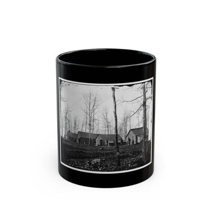 Rappahannock Station, Va. Quarters Of Field And Staff Officers, 50th New York Engineers (U.S. Civil War) Black Coffee Mug
