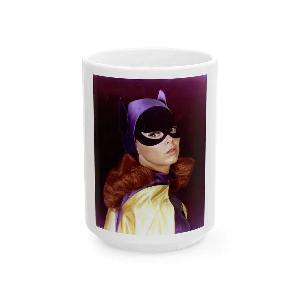 Yvonne Craig #198 - Batgirl Photo (Vintage Female Icon) White Coffee Mug-15oz-Go Mug Yourself