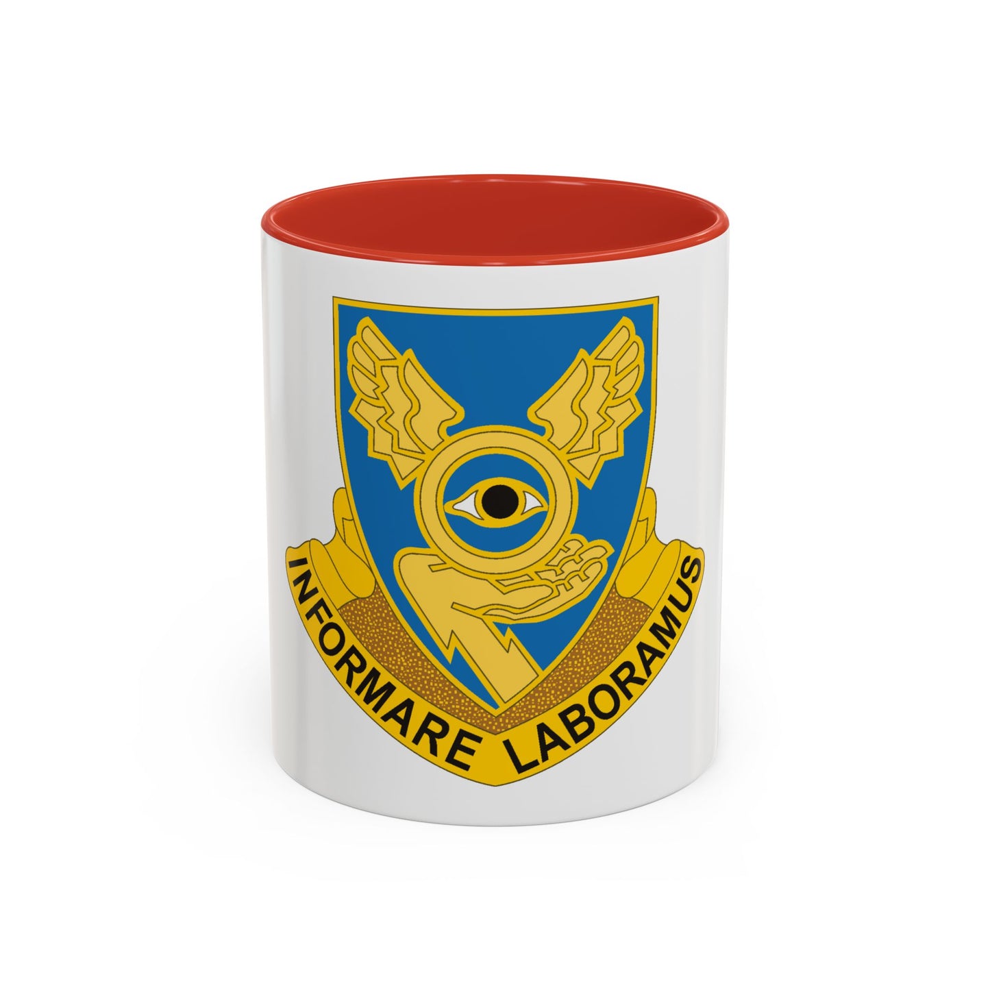 1st Military Intelligence Battalion (U.S. Army) Accent Coffee Mug