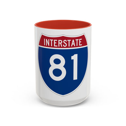 Interstate 81 (U.S. Highways) Accent Coffee Mug