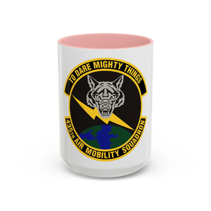 435th Air Mobility Squadron (U.S. Air Force) Accent Coffee Mug