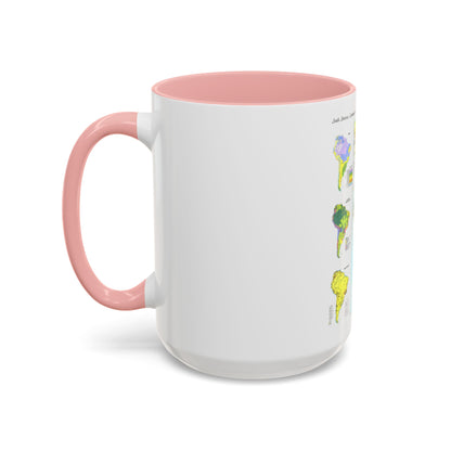 South America - Physical Map (1972) (Map) Accent Coffee Mug