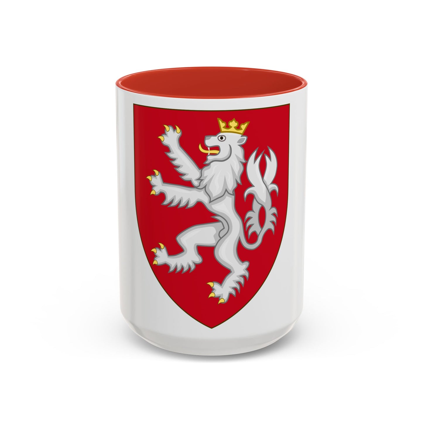 Coat of arms of the House of Luxembourg-Bohemia - Accent Coffee Mug