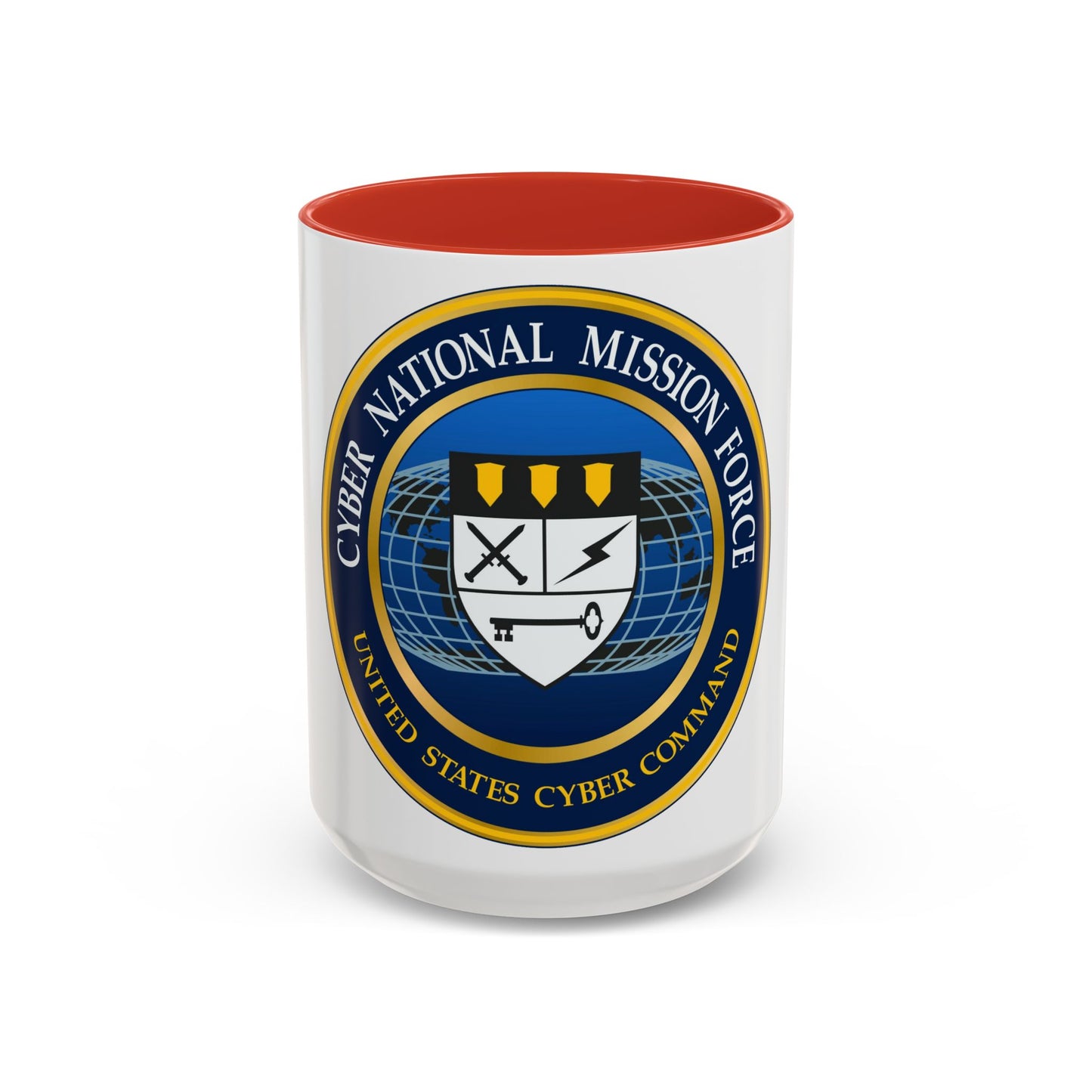 Tasse à café avec motif Cyber ​​National Mission Force (armée américaine)