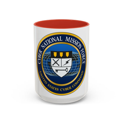 Cyber National Mission Force (U.S. Army) Accent Coffee Mug