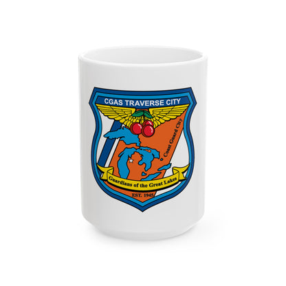 USCG Air Station Traverse City (U.S. Coast Guard) White Coffee Mug