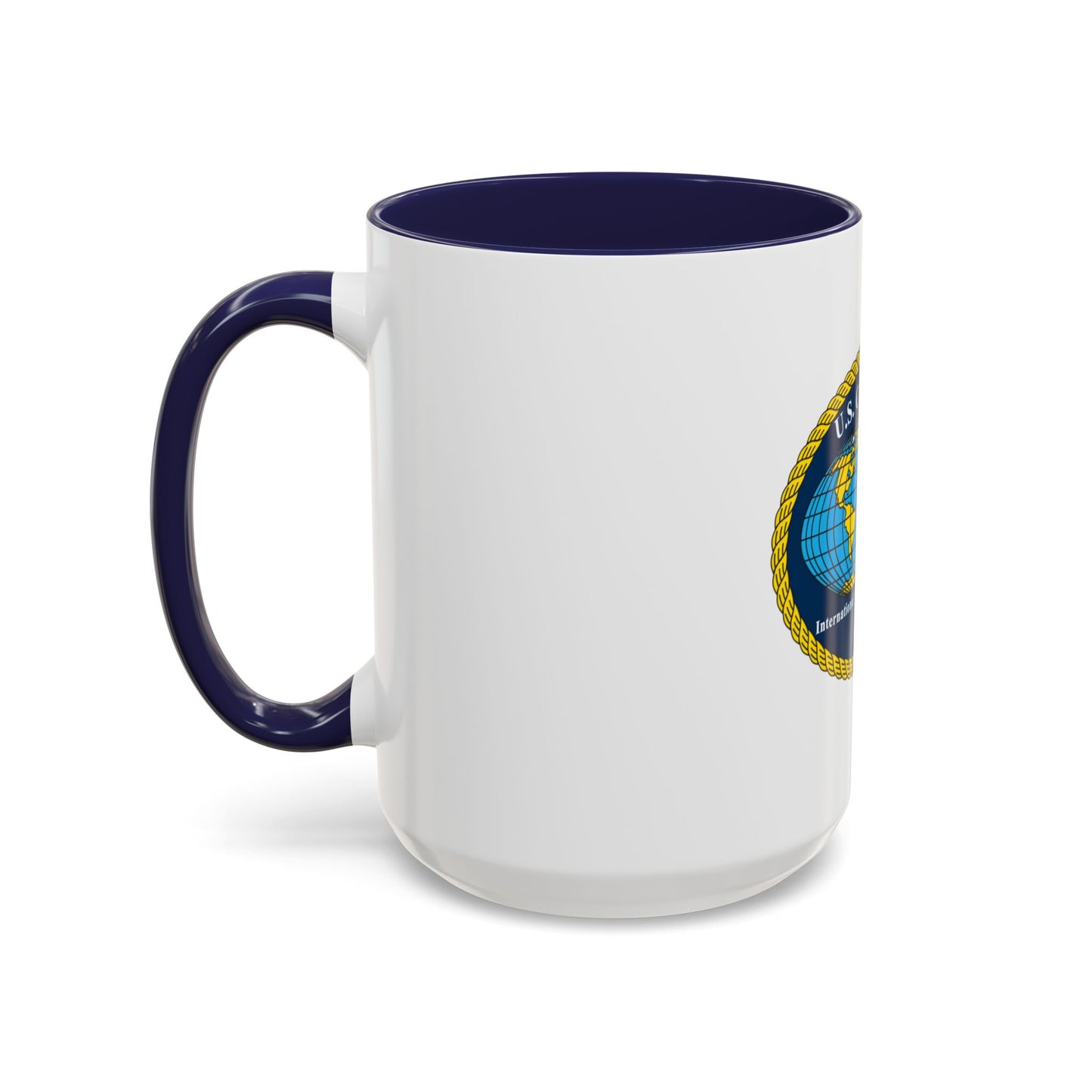 International Port Security Program USCG (U.S. Coast Guard) Accent Coffee Mug