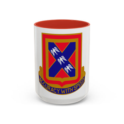 987th Field Artillery Battalion (U.S. Army) Accent Coffee Mug
