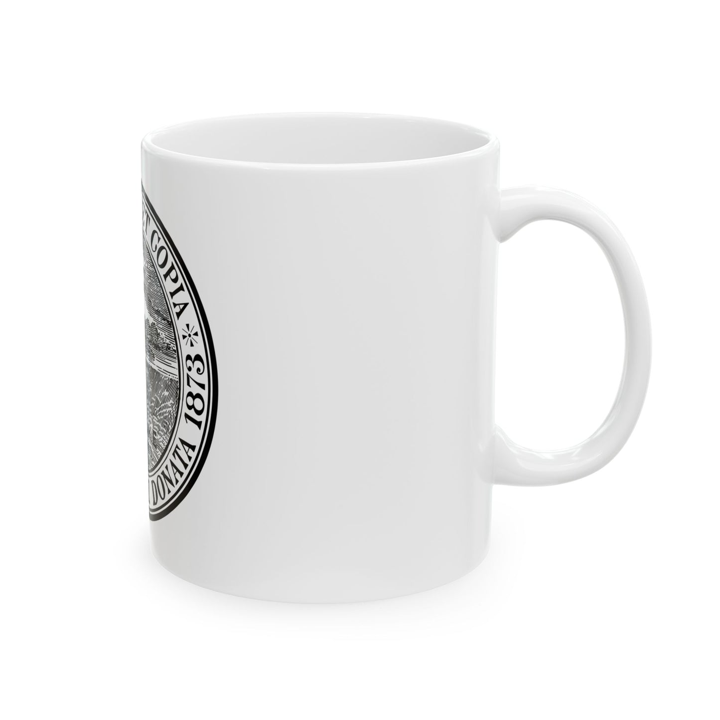 Seal of Holyoke Massachusetts - White Coffee Mug