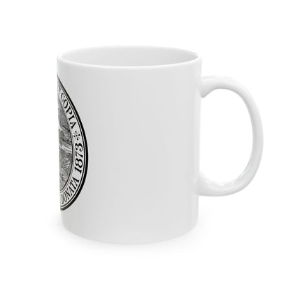 Seal of Holyoke Massachusetts - White Coffee Mug