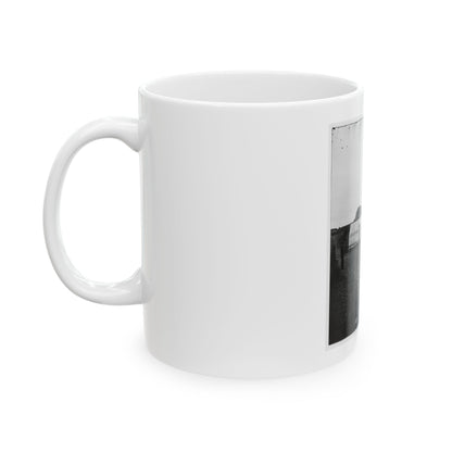 Morris Island, S.C. Quarters Of Federal Garrison Inside Fort Wagner (U.S. Civil War) White Coffee Mug