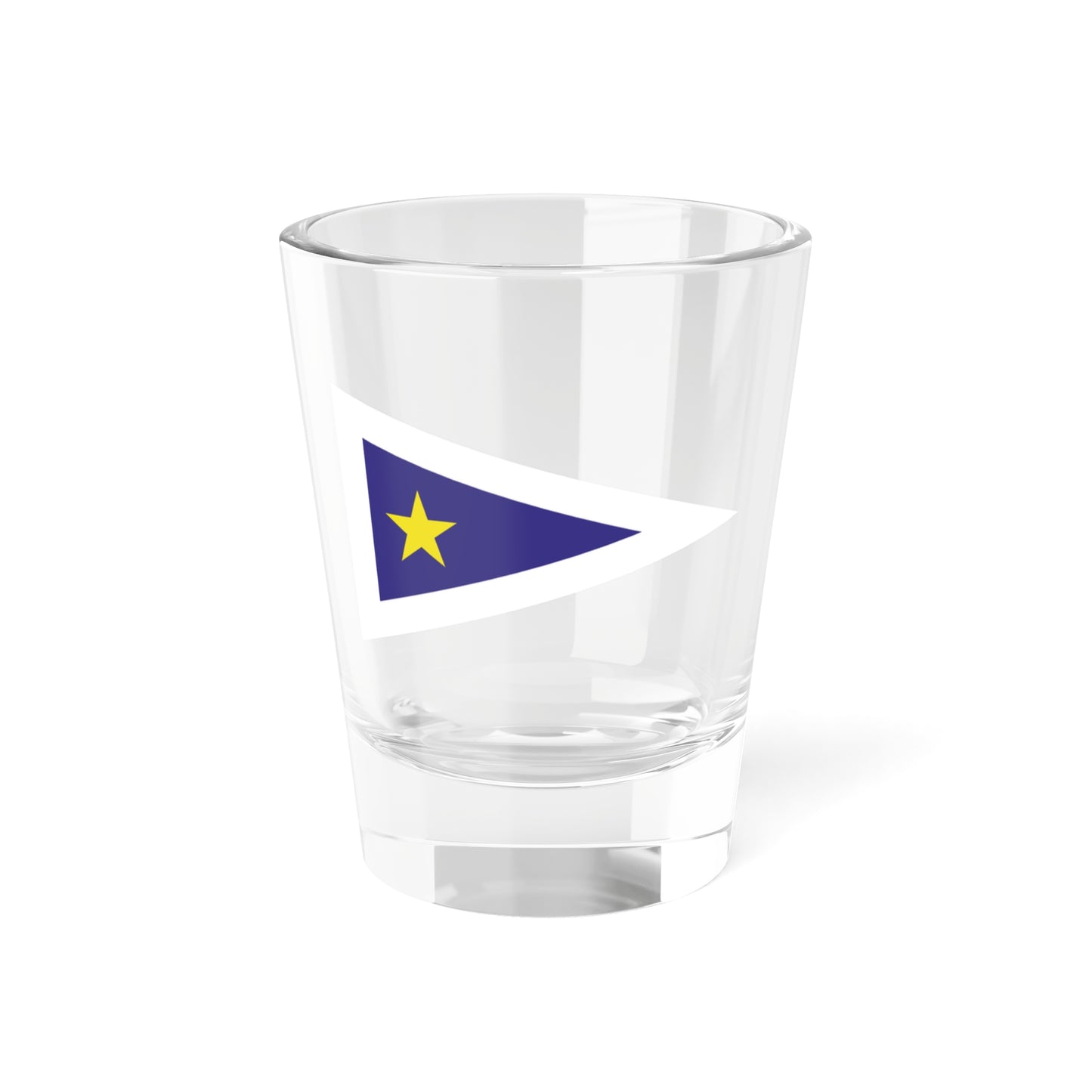 Burgee of Karlshamns Segelsallskap (Sweden) Shot Glass 1.5oz