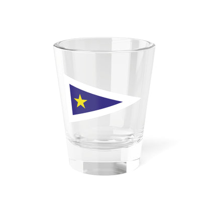 Burgee of Karlshamns Segelsallskap (Sweden) Shot Glass 1.5oz
