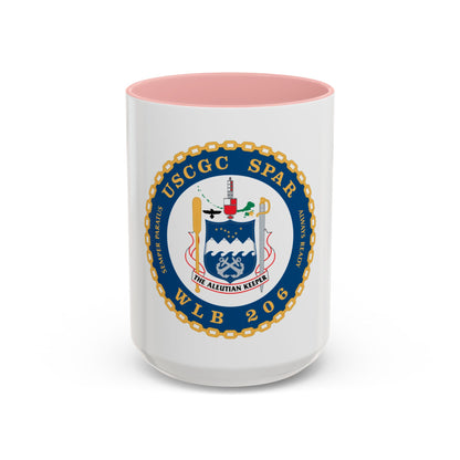 USCGC Spar WLB 206 (U.S. Coast Guard) Accent Coffee Mug