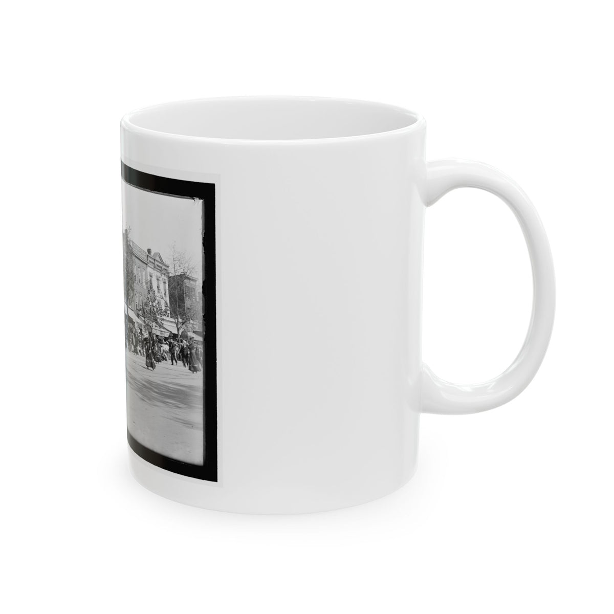 A Full Brass Band Composed Of Women, Heading One Of The Posts From The Dept. Of Pa. (U.S. Civil War) White Coffee Mug