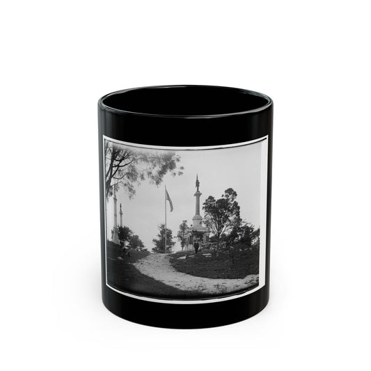 Monuments At Chickamauga And Chattanooga National Military Park, Tennessee And Georgia (U.S. Civil War) Black Coffee Mug