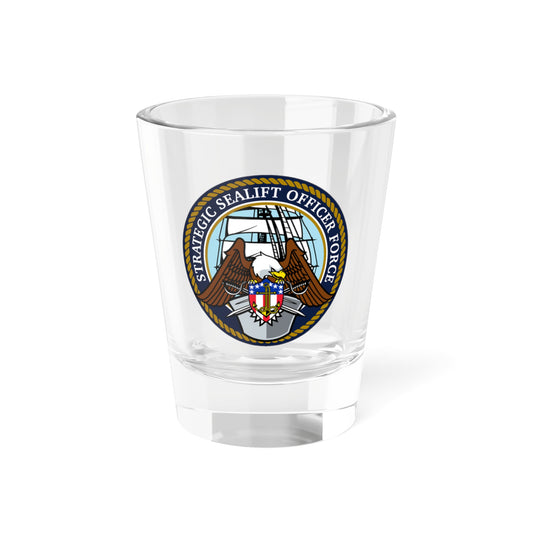 Verre à liqueur de la Force des officiers de transport maritime stratégique (US Navy) 1,5 oz