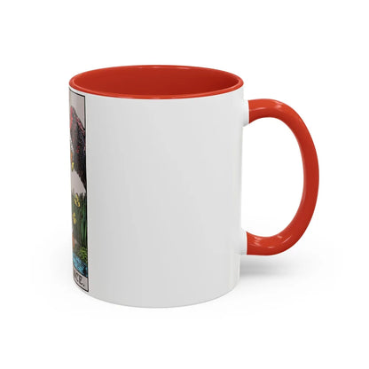 Temperance (Tarot Card) Accent Coffee Mug-Go Mug Yourself