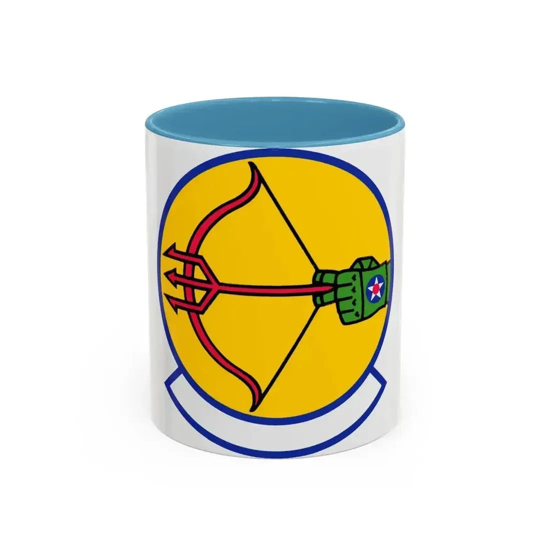 682 Air Support Operations Squadron ACC (U.S. Air Force) Accent Coffee Mug 11oz Light Blue - Go Mug Yourself