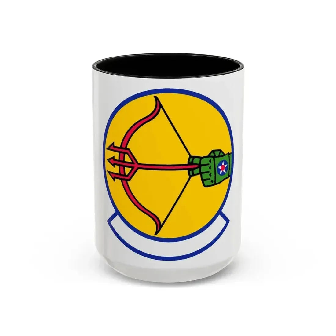 682 Air Support Operations Squadron ACC (U.S. Air Force) Accent Coffee Mug 15oz Black - Go Mug Yourself