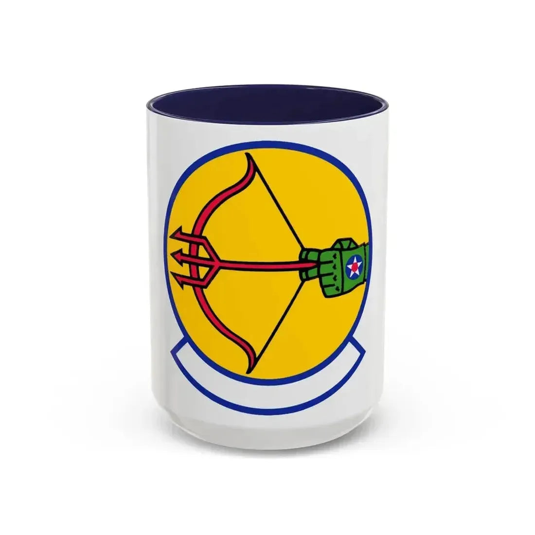 682 Air Support Operations Squadron ACC (U.S. Air Force) Accent Coffee Mug 15oz Navy - Go Mug Yourself