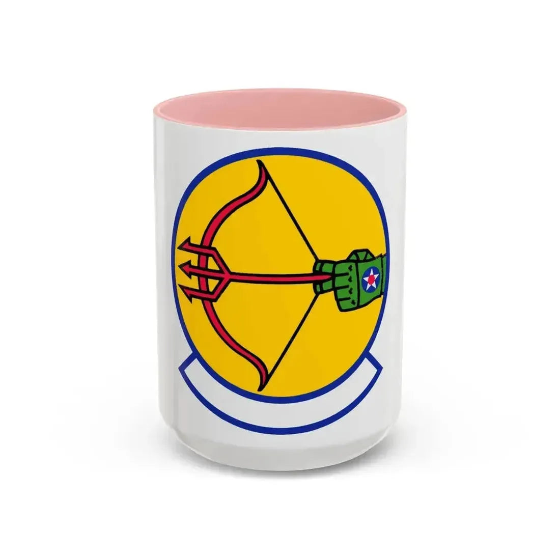 682 Air Support Operations Squadron ACC (U.S. Air Force) Accent Coffee Mug 15oz Pink - Go Mug Yourself