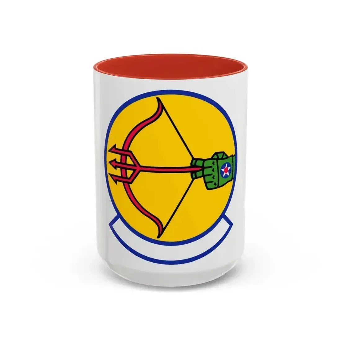 682 Air Support Operations Squadron ACC (U.S. Air Force) Accent Coffee Mug 15oz Red - Go Mug Yourself