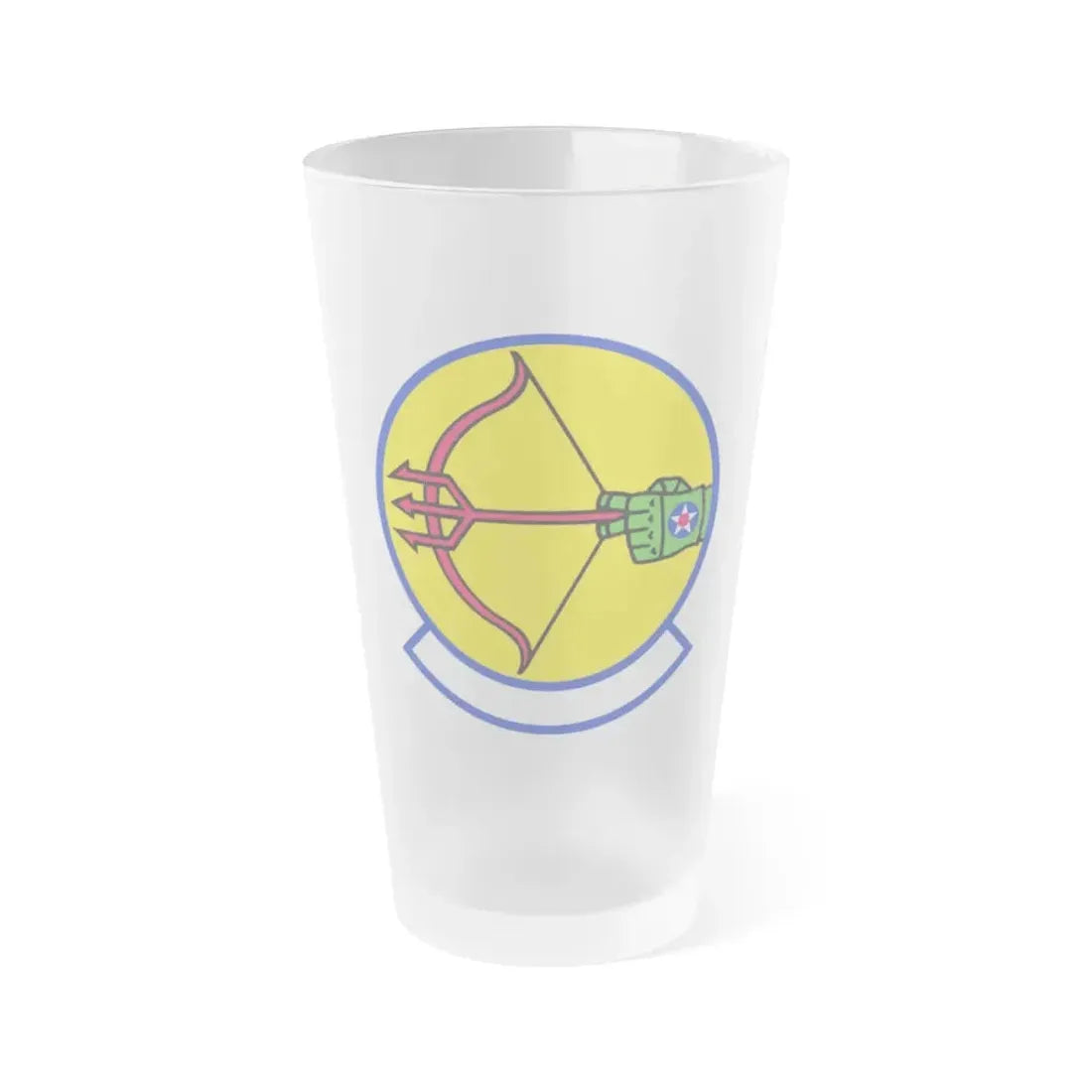 682 Air Support Operations Squadron ACC (U.S. Air Force) Frosted Pint Glass 16oz Default Title - Go Mug Yourself
