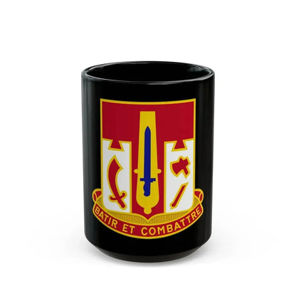 682 Engineer Battalion (U.S. Army) Black Coffee Mug 15oz - Go Mug Yourself