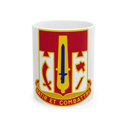 682 Engineer Battalion (U.S. Army) White Coffee Mug 11oz - Go Mug Yourself
