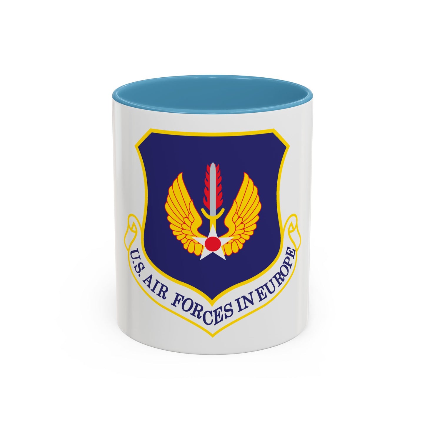 USAF in Europe (U.S. Air Force) Accent Coffee Mug