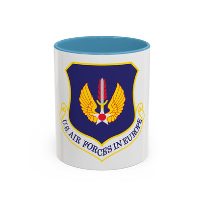USAF in Europe (U.S. Air Force) Accent Coffee Mug