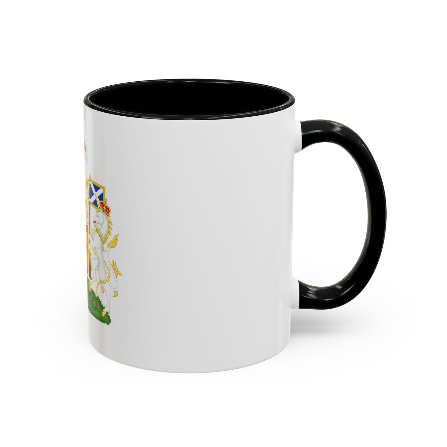 Royal Coat of Arms of the Kingdom of Scotland - Accent Coffee Mug