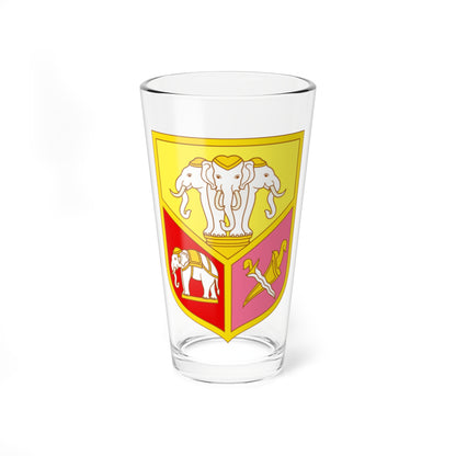 Shield of Siam 1873-1910 (Thailand) (Coat of Arms) Pint Glass 16oz